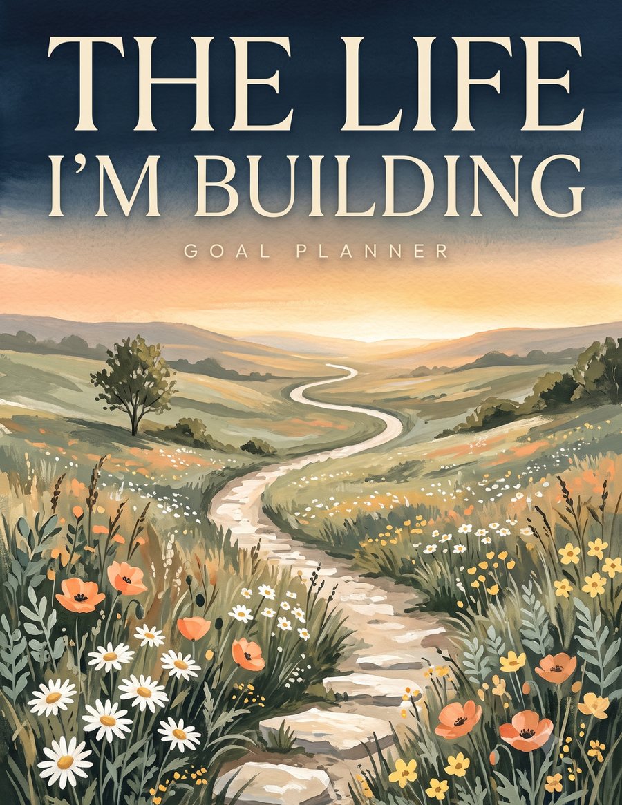 Cover of The Life I'm Building: Undated Goal Planner